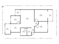 3室2廳1陽臺 金實小區(qū)戶型圖