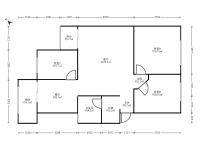 3室2廳1陽(yáng)臺(tái) 金實(shí)小區(qū)戶型圖
