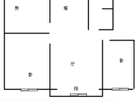 3室2廳1陽(yáng)臺(tái) 高支隊(duì)?wèi)粜蛨D