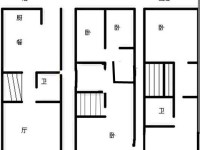 5室3廳3陽臺 云大知城一期別墅戶型圖