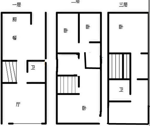 5室3廳3陽臺 云大知城一期別墅戶型圖