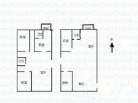4室2廳3陽臺(tái) 北辰小區(qū)櫻花苑戶型圖