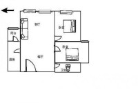 2室2廳1陽臺 中海學府路8號戶型圖
