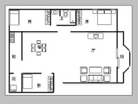 3室2廳1陽臺 欣都龍城公寓戶型圖