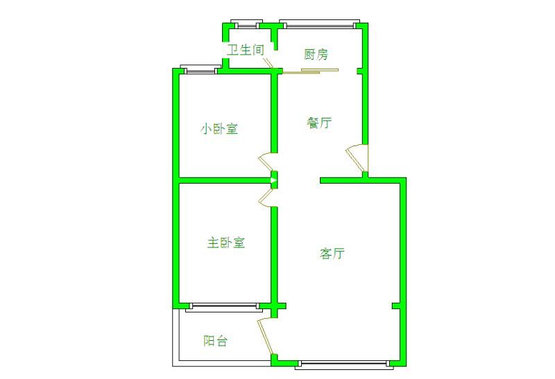 3室2廳 林勘設(shè)計(jì)院戶型圖