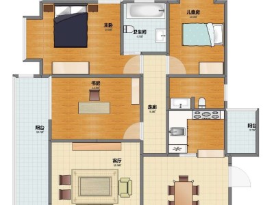 4室2廳2陽臺 春城慧谷B區(qū)