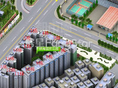 3室2廳 銀海國(guó)貿(mào)花園