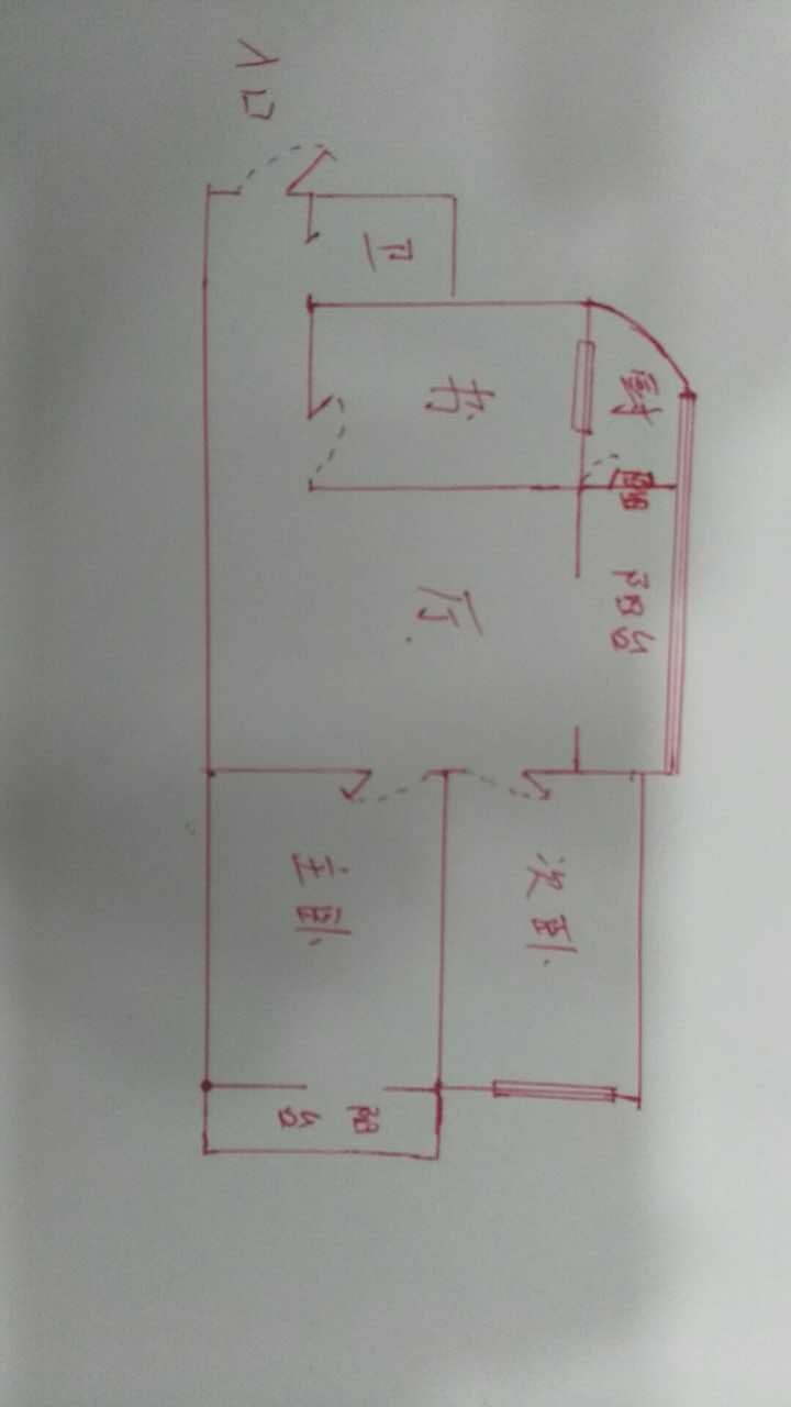 2室2廳2陽臺 東華小區(qū)戶型圖