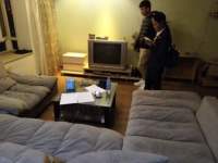 3室2廳1陽臺 藍色經(jīng)典現(xiàn)代洋房客廳