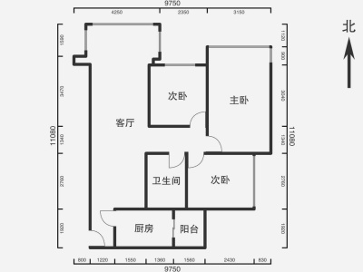 3室2廳2陽臺 龍苑盛景