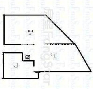 1室1廳1陽臺(tái) 凱旋花園戶型圖