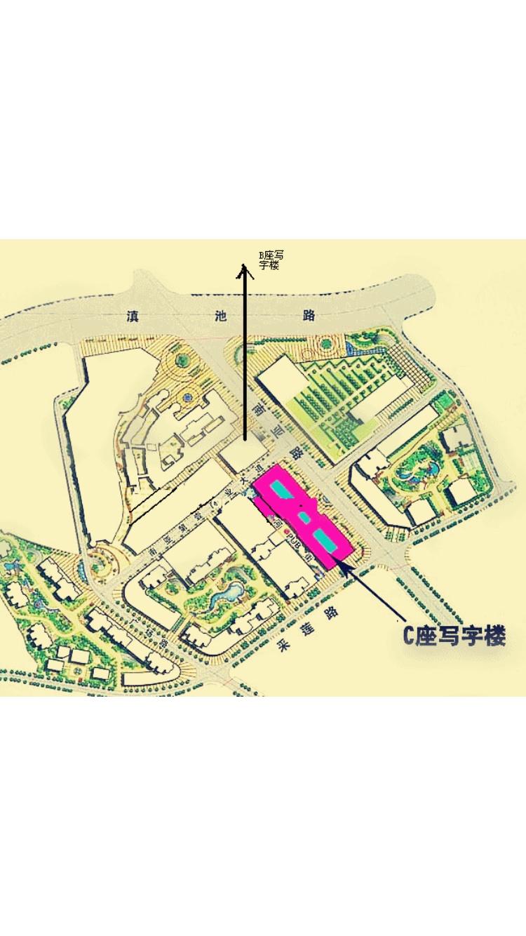 南亚风情第壹城写字楼平面图