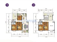 5室2廳3陽臺(tái) 紫東苑別墅戶型圖