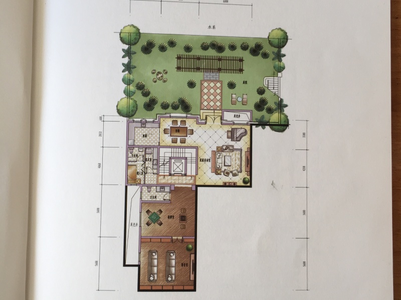6室2廳3陽臺 滇池ONE一期別墅戶型圖