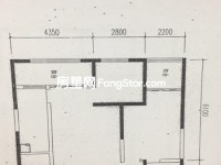 2室2廳1陽(yáng)臺(tái) 未名城A3戶型圖