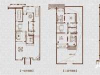 4室2廳3陽臺 嶺東紫郡別墅戶型圖