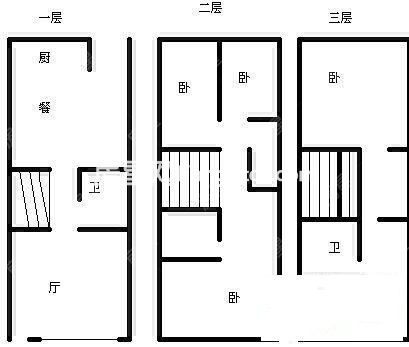 4室3廳4陽(yáng)臺(tái) 滇池衛(wèi)城紫廬別墅戶型圖