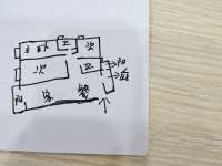 3室2廳1陽(yáng)臺(tái) 海運(yùn)花園戶型圖