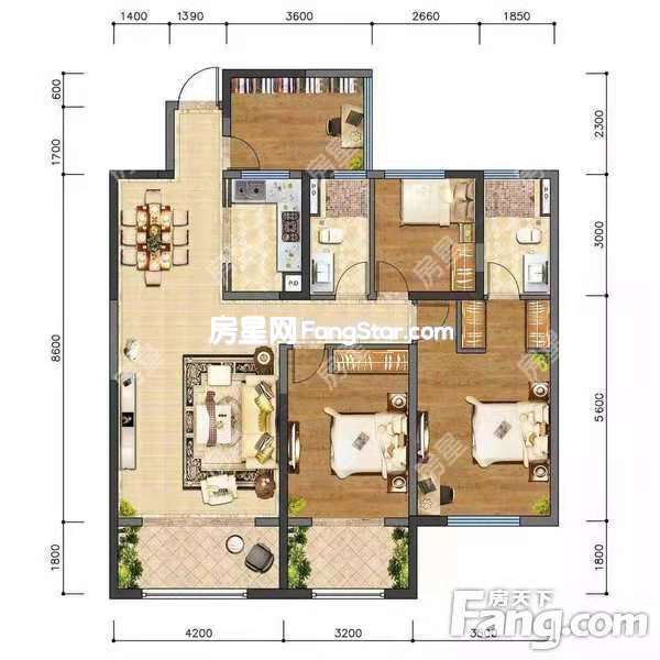 俊发湾流海A12地块户型图