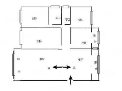 4室2廳1陽(yáng)臺(tái) 欣和居