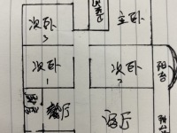 4室2廳1陽臺 經(jīng)緯花園戶型圖