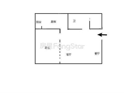 1室1廳1陽臺 順新時代