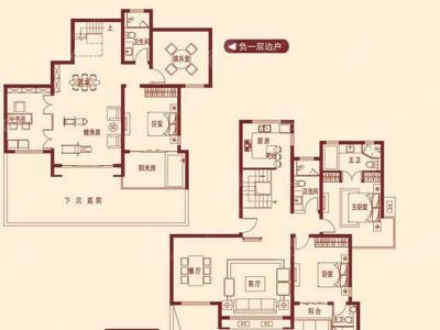 4室2廳2陽臺(tái) 綠地海珀瀾庭