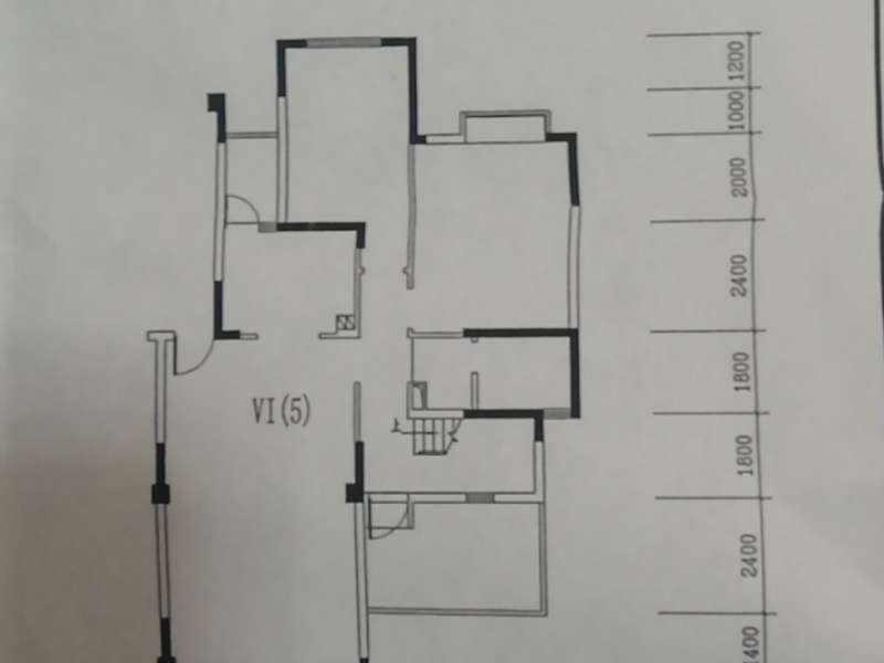 5室2廳2陽臺 滇池衛(wèi)城鹿港B區(qū)戶型圖