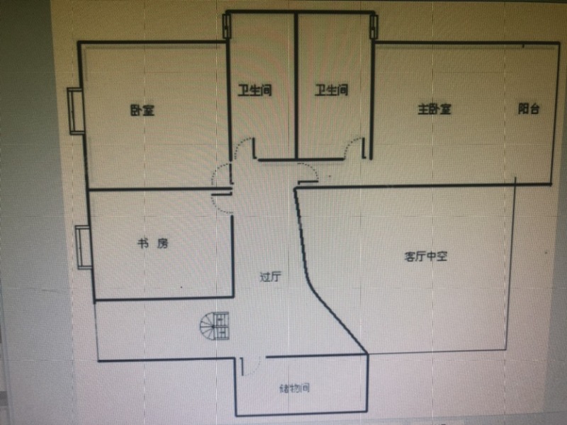 5室3廳3陽(yáng)臺(tái) 馨安苑客廳