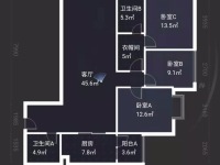 3室2廳2陽臺 潤城七區(qū)戶型圖