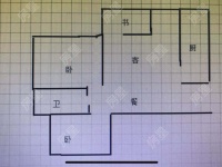 3室2廳2陽(yáng)臺(tái) 新希望希望匯戶型圖