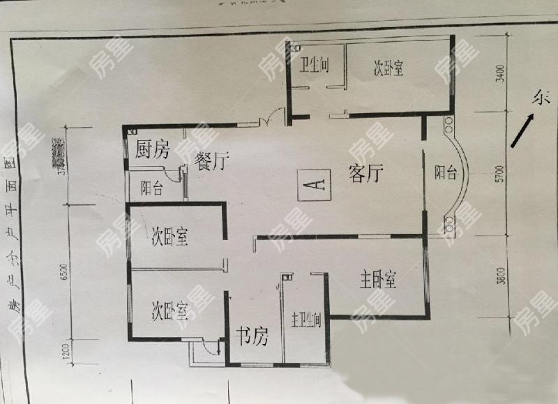 7室2廳2陽臺 世紀城玉春苑戶型圖