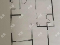 2室2廳1陽臺 銀海櫻花語幸福里戶型圖