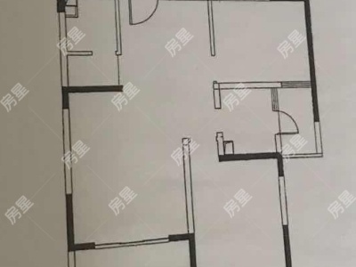 2室2廳1陽臺 銀海櫻花語幸福里戶型圖