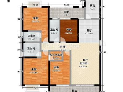 4室2廳2陽臺 俊發(fā)灣流海A3地塊(琥珀俊園)