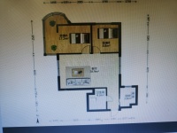 2室2廳1陽臺(tái) 南站小區(qū)戶型圖