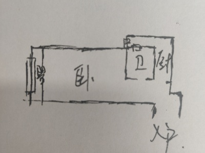 1室1陽(yáng)臺(tái) 銀杏金川客廳