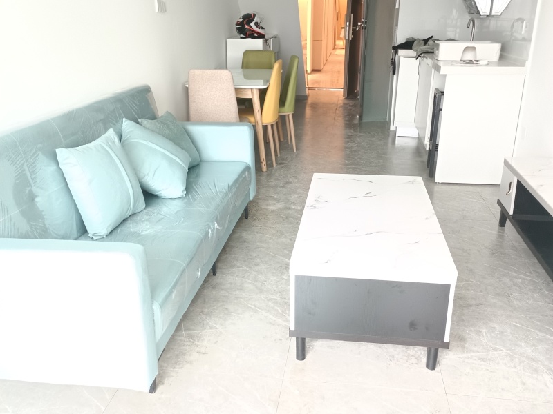 2室1廳1陽(yáng)臺(tái) 海倫堡中央廣場(chǎng)公寓客廳