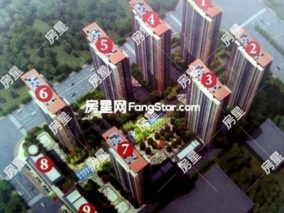 4室1廳2陽(yáng)臺(tái) 紅星天鉑