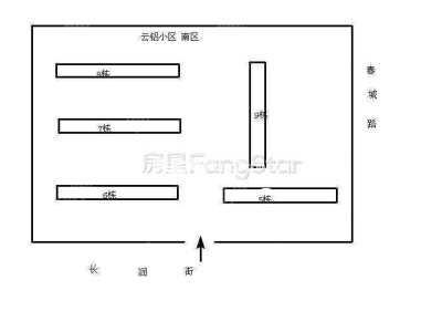 3室2廳1陽(yáng)臺(tái) 云鋁小區(qū)