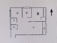 3室2廳1陽(yáng)臺(tái) 匯都國(guó)際二期戶(hù)型圖