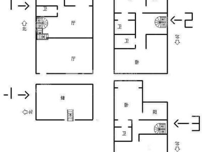 5室3廳2陽(yáng)臺(tái) 滇池向陽(yáng)園別墅戶(hù)型圖