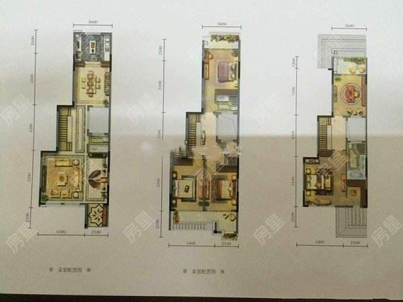 5室2廳2陽臺(tái) 昆明恒大云璽別墅戶型圖