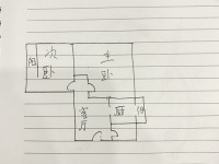 2室2廳1陽臺 東華小區(qū)戶型圖