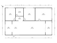 3室2廳 金尚俊園二期戶型圖