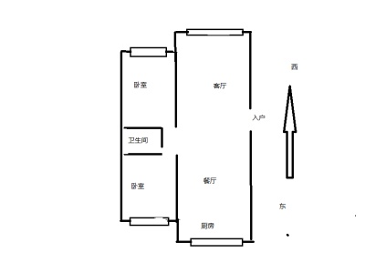 3室2廳2陽(yáng)臺(tái) 安全新村