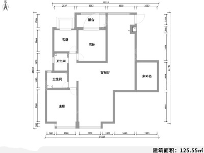 3室2廳2陽臺 金江小區(qū)云苑