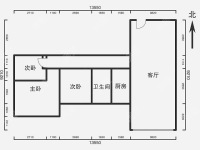 3室2廳 陽光果香戶型圖