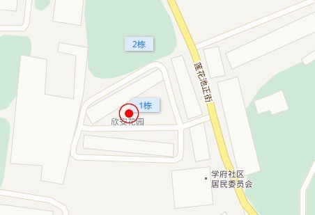 欣安花园小区平面图