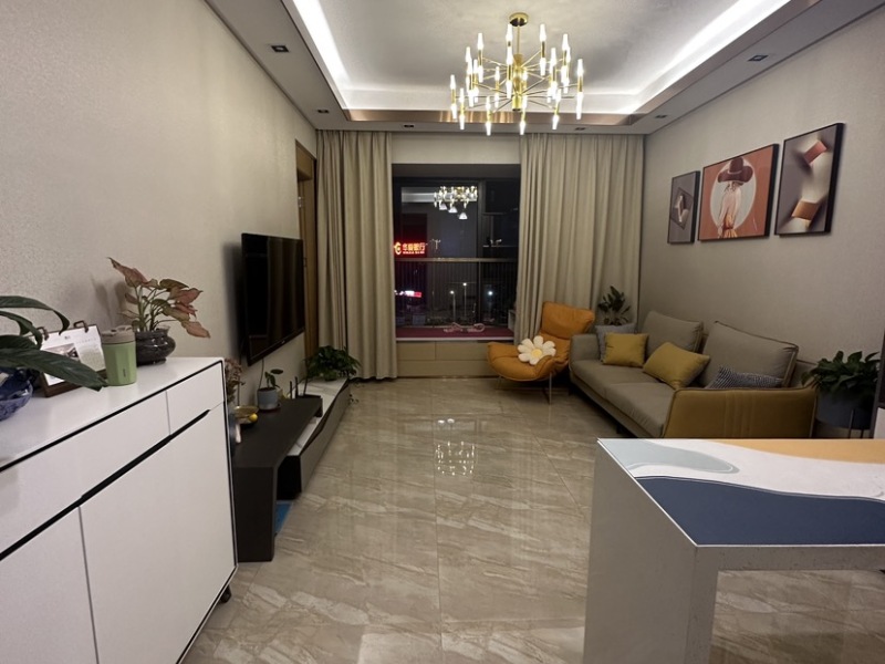 2室2廳1陽臺 江東境界客廳